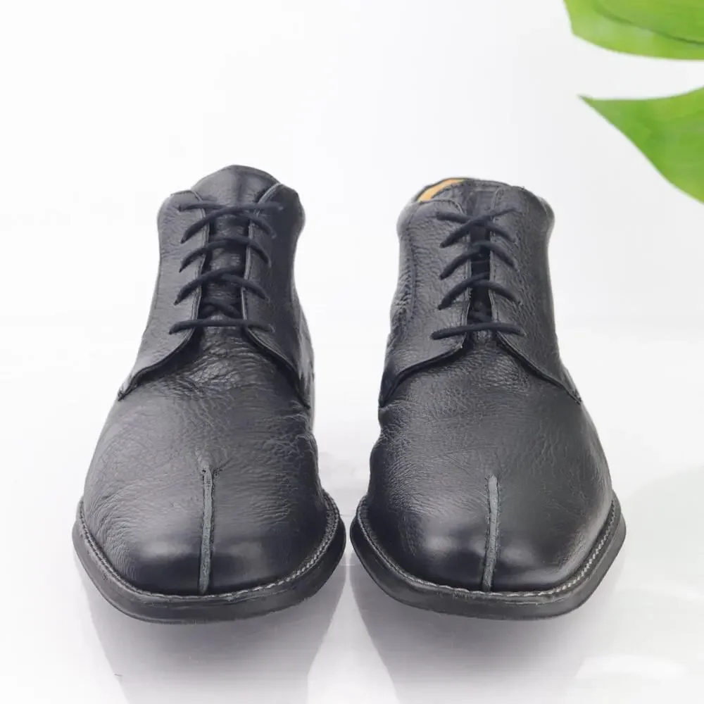 Sandro‎ Moscoloni Mens Chukka Boots Size 11 D Black Leather Lace Up Dress Shoes